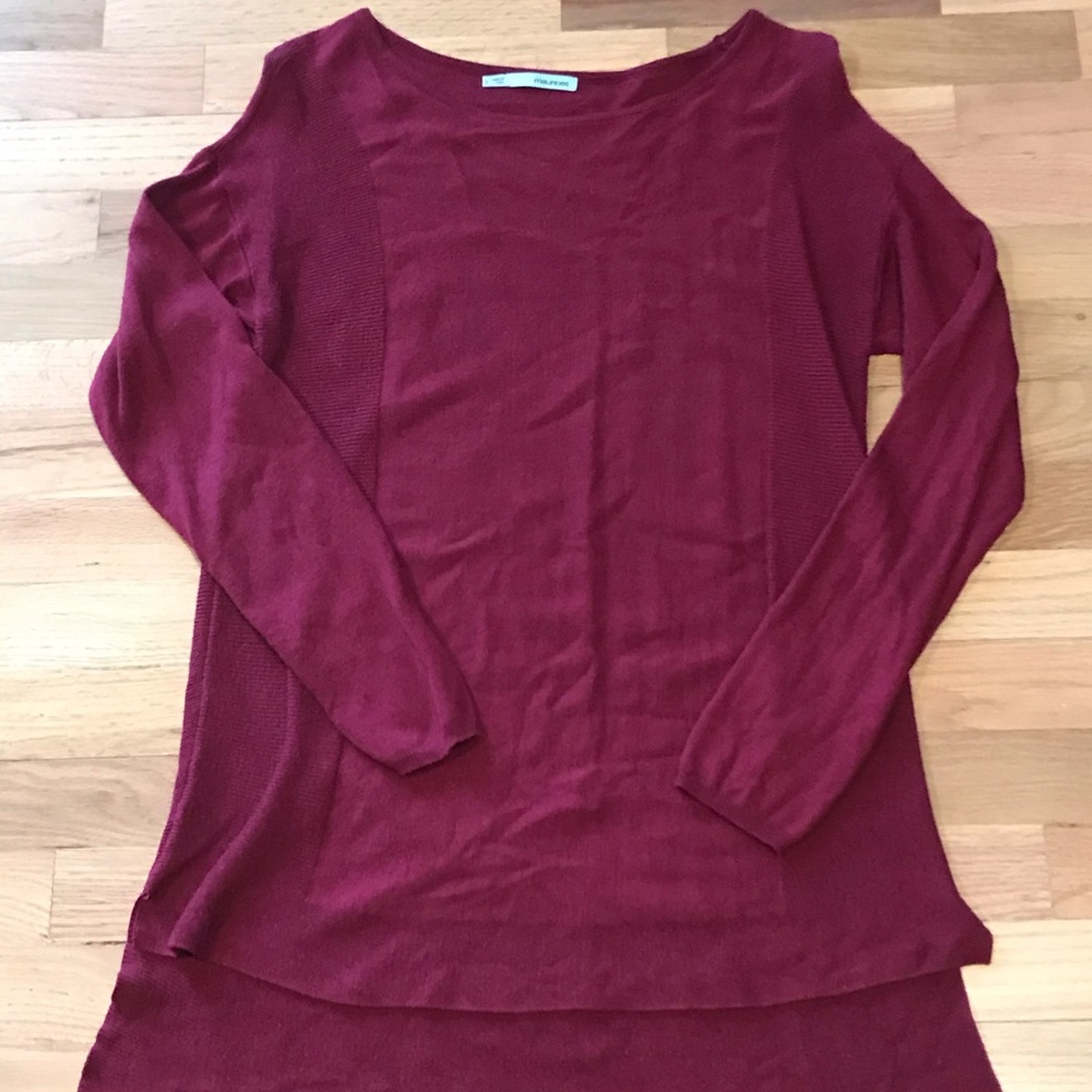 High/low hem sweater dress